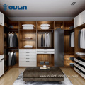 high gloss double color wood closet for bedroom